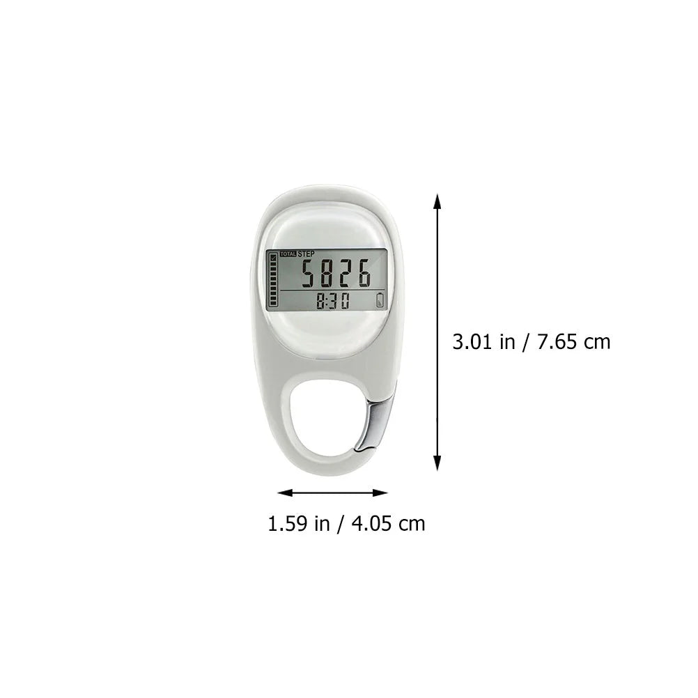 Pedometer Key Chain Activity Record Steps Sports Accessories Clock Running Adults Devices Mountain Climbing Counter Pedometers