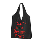 Custom Custom Your Design Shopping Bag Women Portable Large Capacity Groceries Customized Logo Printed Shopper Tote Bags