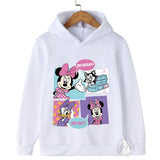 Sweatshirts Manga Anime Mickey Minnie Mouse Hoodie Kid Girl Boy Sweatshirt Hoody Cartoon Children Cute Clothes Baby Top Pullover