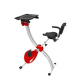 Folding Magnetic Exercise Bike plate Foldable X Bike Home Lose Weight Indoor Cycling Bike with  Computer Desk