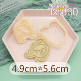 Genshin Impact Neuvillette Cake Tool Animal Cookie Cutter Christmas Cutters Biscuit Stamp Fondant Mould Baking Sugarcraft Molds