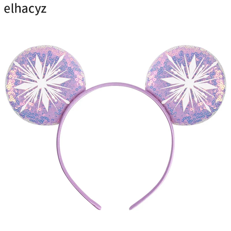 10Pcs/Lot New Colors Mouse Ears Headband Women Festival Party Cosplay Hairband Girls Gift Kids DIY Hair Accessories Wholesale