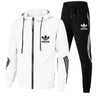 Men's Sets 2024 Spring Sportswear Fashion Casual Zipper Hoodie + Pants 2-piece Set Jogging Fitness Sports Men's Suit Clothing