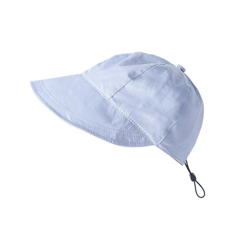 Foldable Wide Brim Ponytail Sun Hat Drawstring Adjustable Cap  Summer Quick-dry Visor Fisherman CapFor Women Beach Hat