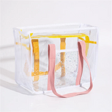 Swimming Bag Beach Bag Transparent Waterproof Bag Travel Large Capacity Mommy Bag Shopping Portable Storage Bag Diaper Bags