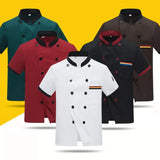 Professional Short Sleeve Chef Jacket for Food Service Industry