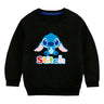 New Spring Autumn Children's Clothing Stitch Sweater Mickey Cartoon kids Sweatshirt boy Girl Long sleeved Pullover Sweatshirt