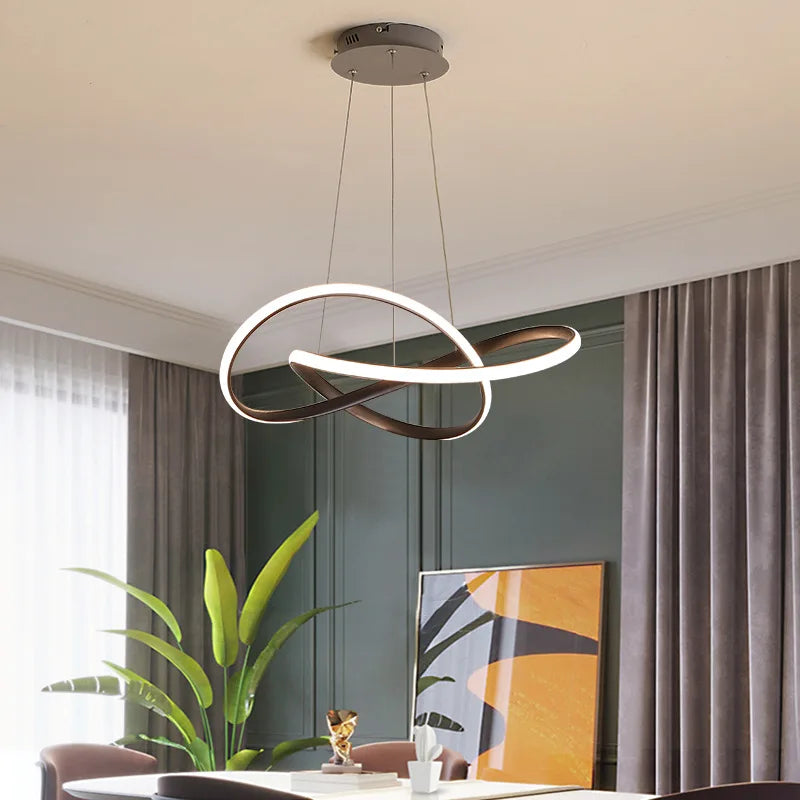 Dining Room Lamp Personality Creativity Clover Restaurant Pendant Lamp Nordic Modern Simple Dining Room Hotel Art Bar Lamp