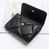 Luxury Brand Leather Wallet Sheepskin Slim Mini Handheld Bag for Women Card Holder Credential Holder Card Wallet Purse