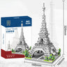 Paris Tower Street View Building Block Mini Diamond Small Particle Assembly Building Block Decoration Toy