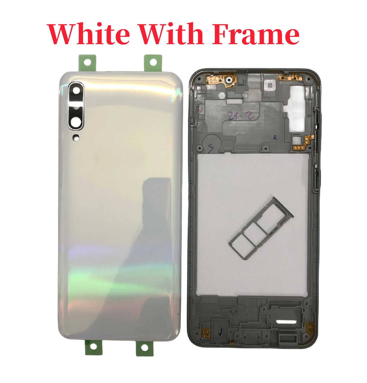 For SA Galaxy A50  A505 A70 A51 A515 A71 A715 Housing Case Middle Frame Cover+Battery Back Cover Rear Cover+Camera Lens