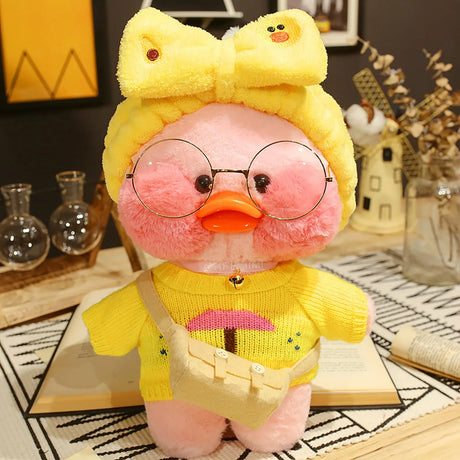 Cartoon Cute Duck Plush Toy Soft Stuffed Dolls Pillow Decor Mimi Duck Ornament Animals Toys Birthday Gift For Kids Girls