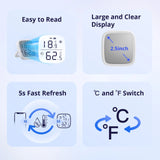 1-10PCS SONOFF SNZB-02D Zigbee Sensor LCD Screen Smart Temperature Humidity Sensor ZigBee 3.0 Works ZBBrige-P Alexa Google Home