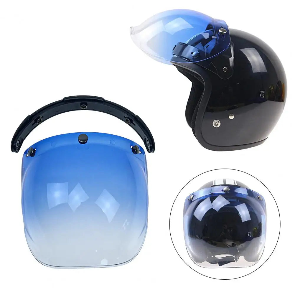 Professional Helmet Visor Sturdy Sun Protection Windproof Helmet Face Cover Easy Installation