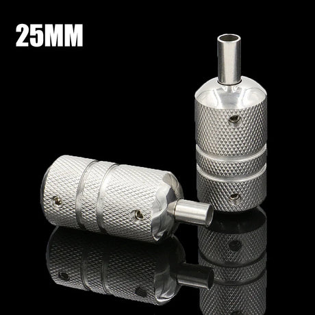 25mm Stainless Steel Tattoo Grip with Back Stem Grips Tubes for Tattoo Machine Needles Supply