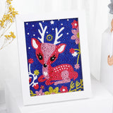 Diamond Painting by Number Kits for Kids Deer Unicorn Owl Crystal Rhinestone Diamond Embroidery Paintings Pictures Arts Craft