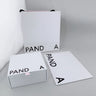 New packaging 3-piece set handbag bracelet necklace ring box Panjiado exquisite packaging gift box gift bags