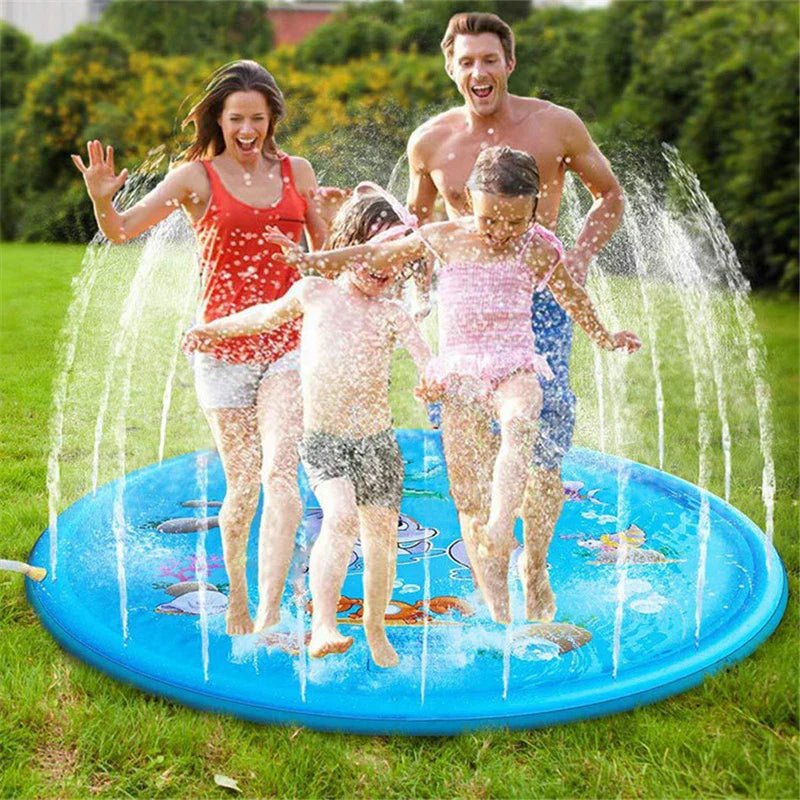 Children Play Water Mat Summer Beach Sprinkler Inflatable Spray Water Pad Outdoor Game Toy Lawn Swimming Pool Mat Kids Toys