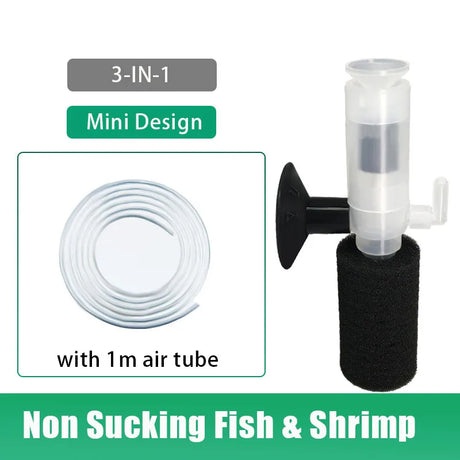 Mini Aquarium Filter Fish Tank Biochemical Sponge Filter Media Multi Layers Internal Filter for Small Fish Tank Filter Air Pumps