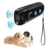 Ultrasonic Dog Repeller, Portable Dog Training Aids and Behavior, Anti-bark Device, Pet Gadget Products, USB Rechargeable Collar