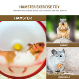 Dradel Toy Little Critters Toys Hamster Exercise Wheels Silent Transparent Small Animal Hedgehog Wheel Toy Hamster Gerbils