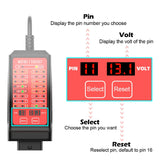 WOYO 12V 24V Car OBD Breakout Box 16 Pin OBD2 Diagnostic tool with 27.5/59inch OBD extension cable, Automotive CAN Tester Box