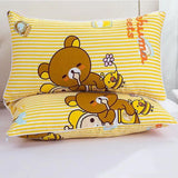 30x50cm Children's Pillow Cartoon Style All Seasons Universal Pure Cotton Pillow Case Soft Breathable Students Single Pillow