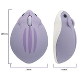 Cute 2.4G Wireless Bluetooth Mouse Mini Optical Silent Gaming Mice 3D Cartoon Hamster Mouse For PC Laptop Tablet Computer Office