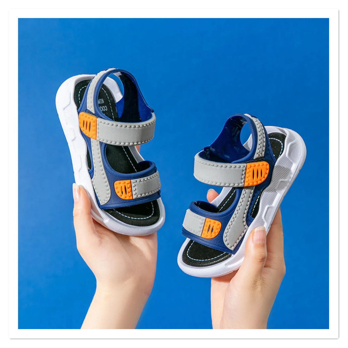 Boys' Sandals 2023 New Summer Mid Big Boys' Soft Sole Anti slip Kids' Baby Shoes Children's Beach Shoes