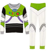 Children Clothes Animation Cartoon Buzz Lightyear Pajamas Suit Loungewear Kids Daily Comfort Boys Spring And Fall Tshirt Sets