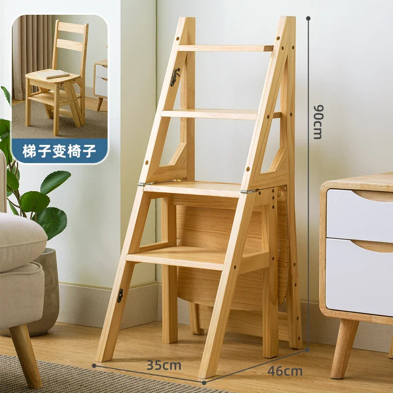 Platforms Telescoping Step Stools Foldable Attic Bar Portable Small Step Ladders Indoor Bamboo Escada Dobravel Home Furniture