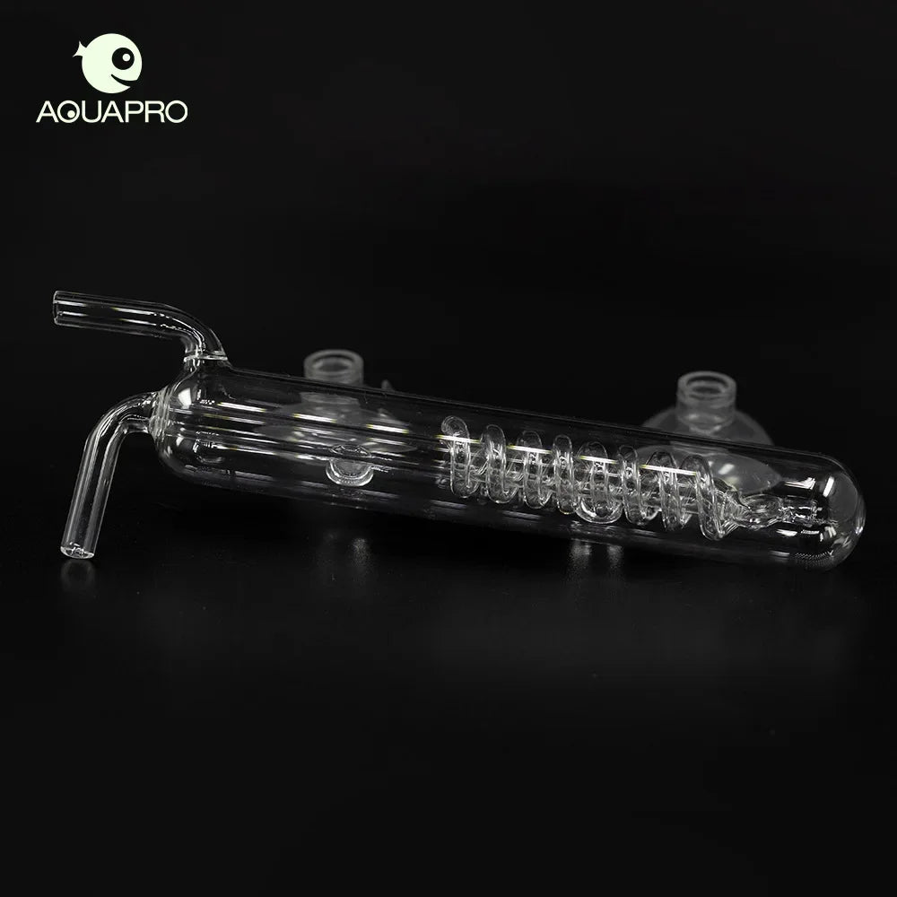 Aquapro Glass Spiral CO2 Diffuser Atomizer with Bubble Counter for Aquarium Planted Tank CO2 Equipment Accessories