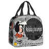 Mafalda Insulated Lunch Bags for Women Argentine Cartoon Quino Comic Portable Cooler Thermal Food Lunch Box Kids School Children