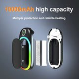 10000mAh USB Rechargeable Outdoor Hand Heater Hand Warmers Power Bank USB Pocket Heater Electric Handwarmers for Outdoor Camping