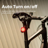 Xoss XR01 Bicycle Rear Light Auto Brake Sensing Led Charging Waterproof  Intelligent Automatic Tail light Bike Accessories