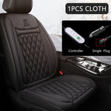 12V Heated Car Seat Cushion Cloth/Flannel Car Seat Heater Winter Warmer Seat Heating Car Accessories Heating Pads Set Universal