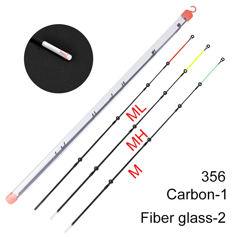 FTK Carbon fiberglass Top Tip 120gM/L/H Feeder carp rod Top Tip Fishing Accessories Fishing Tackle