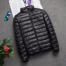 2023 New Brand Autumn Winter Light Down Jacket Men's Fashion Hooded Short Ultra-thin Lightweight Youth Slim Coat Down Jackets