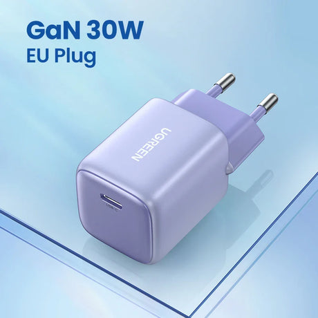 UGREEN GaN 30W Fast Charger for iPhone 15 14 13  PD3.0 Charger for iPad Pro samsung Xiaomi Type C Mobile Phone Charger