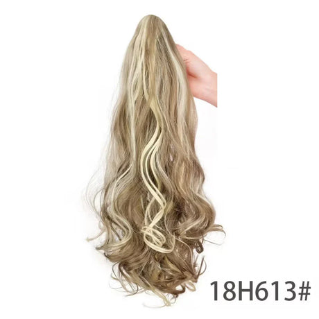 Ponytail Extension Wavy Curly Ponytail Hair Extension Synthetic Hair Extensions Ponytail Drawstring Hairpieces for Women