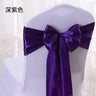 10/100pcs Satin Chair Bow Sashes Wedding Chair Knots Ribbon Butterfly Ties For Party Event Hotel Banquet Home Decoration