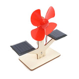 Solar Fan Power Generation Technology DIY Materials  Science Toys Handmade Physics Learning Toy