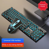 Cool Backlit Floating Button Design 104 Keys Waterproof And Dustproof Ergonomic Gamer Mouse And Keyboard And Headset Kit