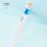 Disney Princess Kids Feeding Frozen Elsa Chopsticks Marvel Spiderman 3D Toddler  Learning Chopsticks Sleeping Beauty Utensils