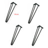 4Pcs 10cm Metal Table Legs Hairpin Furniture Legs DIY Home Bench Dining Desk End Coffee Table Feet Accessories Floor Protectors