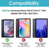 9H Tempered Glass Screen Protector For Samsung Galaxy Tab A7 Lite 8.7 Inch 2021 SM-T220 T225 Anti Scratch Tablet Protective Film