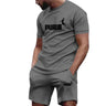 Summer Men's Sets Fashion Tracksuit Men Short Sleeve T Shirts+Sport Shorts Suit Men Casual Men Clothing Mens Joggers Sets S-4XL