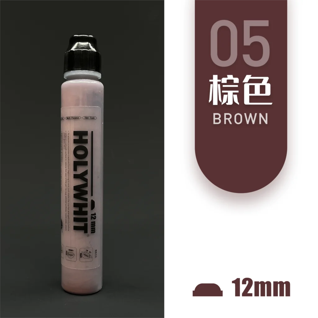 Holywhit Graffiti Flowing Markers Pen 12mm / 50ml Oily Round Head Signature Pen Oily Waterproof Paint Pen Can Add Ink