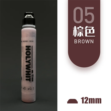 Holywhit Graffiti Flowing Markers Pen 12mm / 50ml Oily Round Head Signature Pen Oily Waterproof Paint Pen Can Add Ink