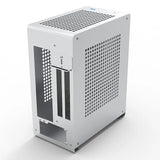 ZZAW A1P MINI-ITX Computer Case Aluminum Desktop Office Small Chassis Silver Support FLEX 1U Power Supply